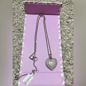NWT Brighton Amethyst Heart Pendant Necklace Neptune’s Rings